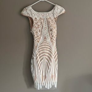 Hello Molly White Bodycon Dress